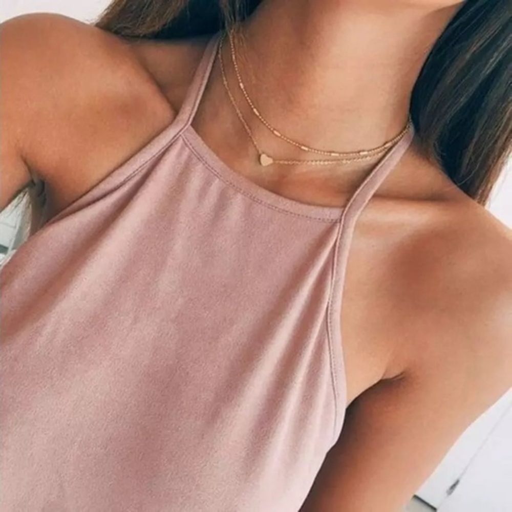 3/$30 💛 Simple Love Heart Choker Necklace